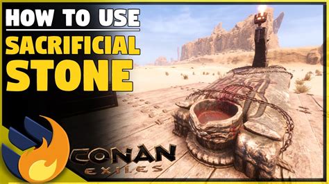 conan exiles sacrificial stone